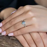 Geboortesteen ring december Geboortesteen ring december