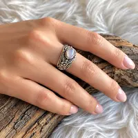 Bali ring rozenkwarts Bali ring rozenkwarts
