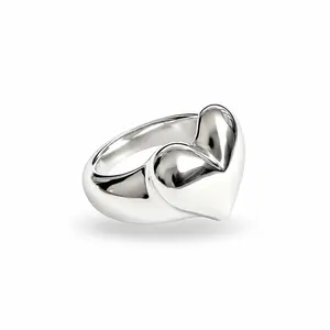 Zilveren ring Hart Zilveren ring Hart