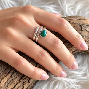 Malachiet ring Esmeralda Malachiet ring Esmeralda