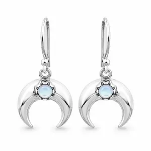 Oorbellen Crescent Moon pearl Oorbellen Crescent Moon pearl