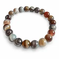Kralen armband Botswana Agaat 10mm