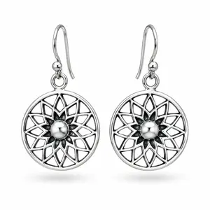 Flower of Life oorbellen zilver Flower of Life oorbellen zilver
