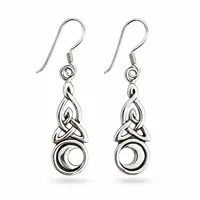 Oorbellen Triquetra Luna Oorbellen Triquetra Luna