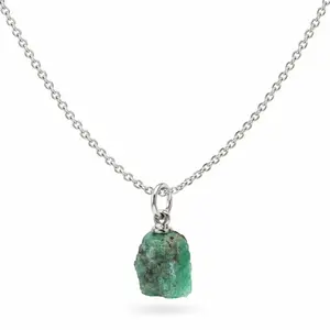 Ruwe Smaragd ketting Rama