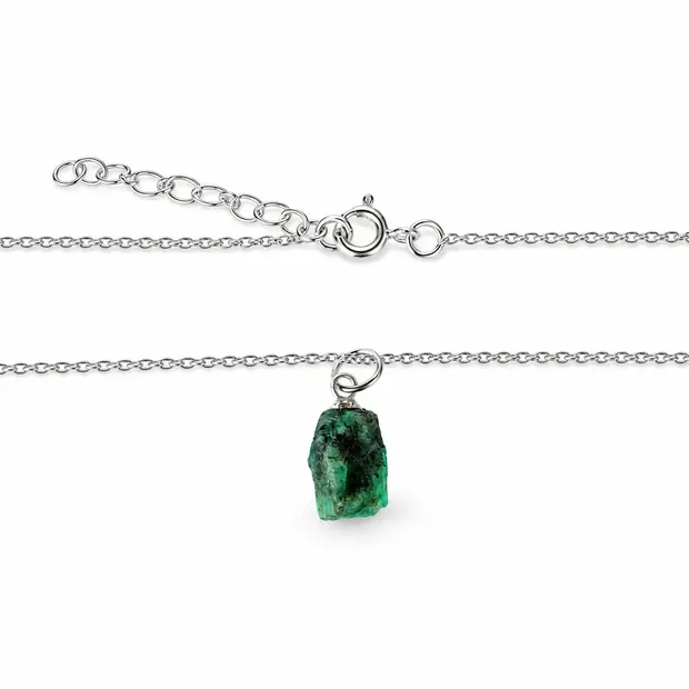 Ruwe Smaragd ketting Rama Ruwe Smaragd ketting Rama