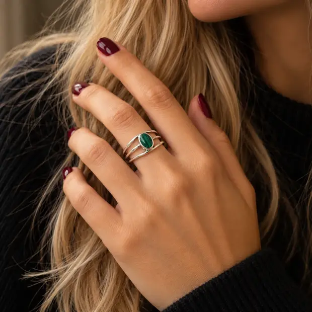 Malachiet ring San Malachiet ring San