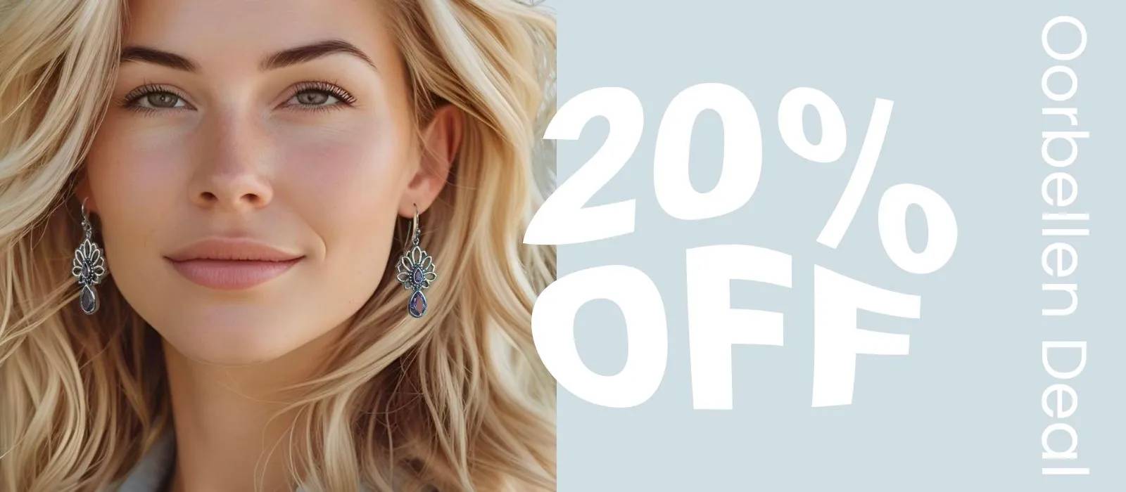 -20% alle oorbellen