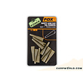 Fox Fox Edges Size 7 lead clip tail rubbers trans khaki