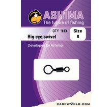 Ashima Big eye swivel size 8 10 pcs