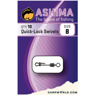 Ashima Quick-Lock Swivels Size 8