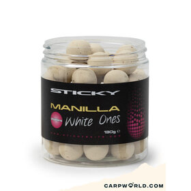 Sticky Baits Manilla White Ones Wafters 16mm