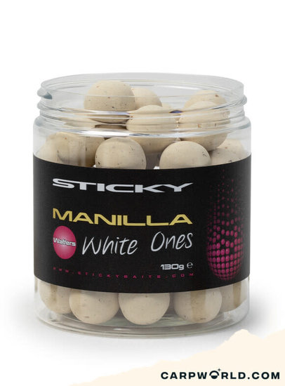 Sticky Baits Sticky Baits Manilla White Ones Wafters 16mm