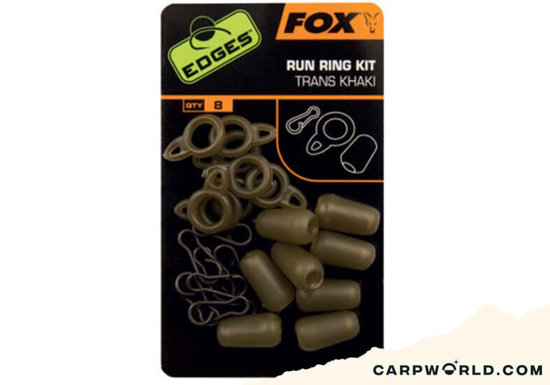 Fox Fox Edges Standard Run ring kit trans khaki  x 8