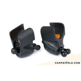 Fox Black Label Adjustable Rod Clip - 2 pack
