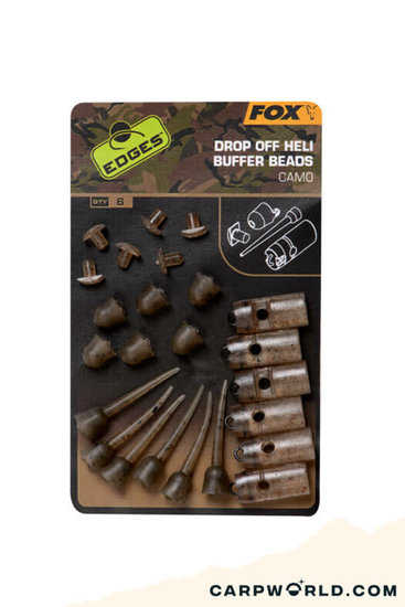 Fox Fox Edges Camo Drop off heli buffer bead kit x 6