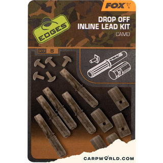 Fox Edges Camo Inline Lead Drop Off Kits x 5