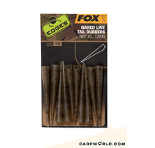 Fox Edges Camo Naked Line tail rubbers size 10 x 10