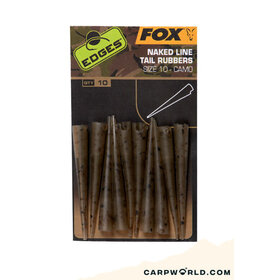 Fox Edges Camo Naked Line tail rubbers size 10 x 10