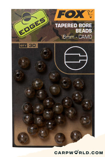 Fox Fox Edges Camo Tapered Bore bead 4mm x 30