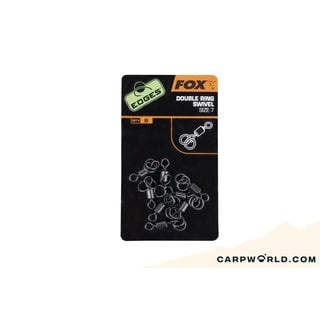 Fox Edges Double ring swivel size 7 x 8