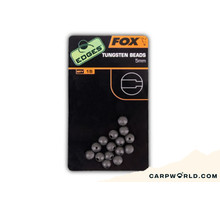 Fox Edges 5mm Tungsten beads  X 15