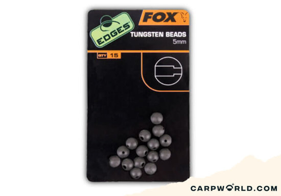 Fox Fox Edges 5mm Tungsten beads  X 15