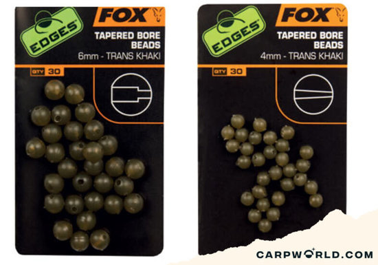 Fox Fox Edges tapered bore beads