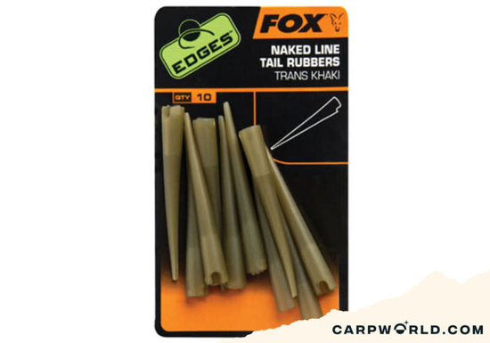 Fox Fox Edges naked line tail rubbers x 10pc