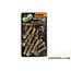 Fox Fox Edges Size 10 Slik lead clip + pegs trans khaki