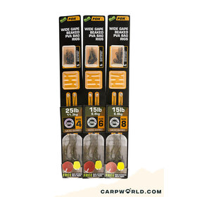 Fox Edges Wide Gape Beaked PVA Ready Rigs