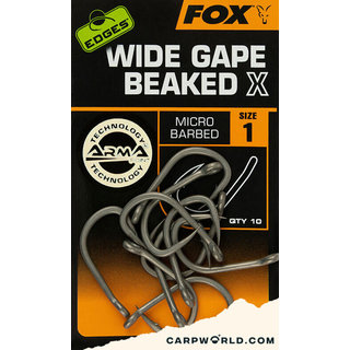 Fox Edges Wide Gape beaked X