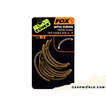 Fox Fox Edges Withy Curve adaptor hook sizes 6+ trans khaki x 10