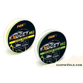 Fox Exocet MK2 spod braid 0.18mm / 20lb X 300m - yellow