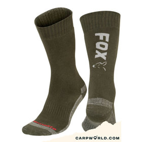 Fox Green / Silver Thermolite long sock
