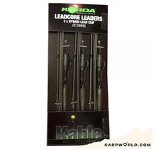 Korda Leadcore Leader Hybrid Lead Clip QC Swivel