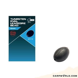 Nash Tungsten Oval Leadcore Bead 8mm