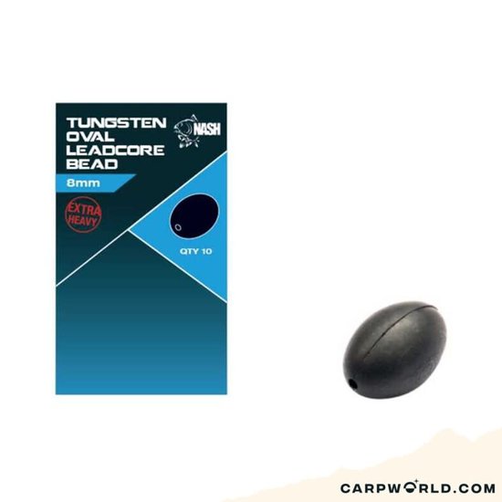 Nash Nash Tungsten Oval Leadcore Bead 8mm