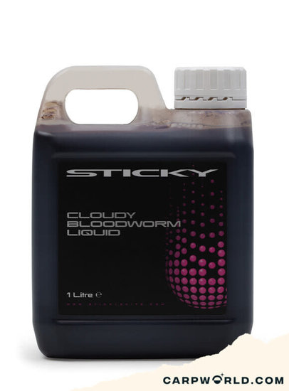 Sticky Baits Sticky Baits Cloudy Bloodworm Liquid 1Ltr