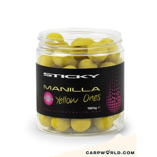Sticky Baits Manilla Yellow Ones Wafters 16mm