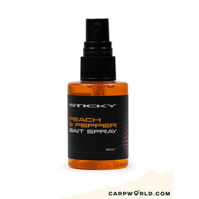 Sticky Baits Peach & Pepper Bait Spray 50ml