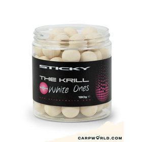 Sticky Baits The Krill White Ones Wafters 16mm