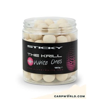 Sticky Baits The Krill White Ones Wafters 16mm