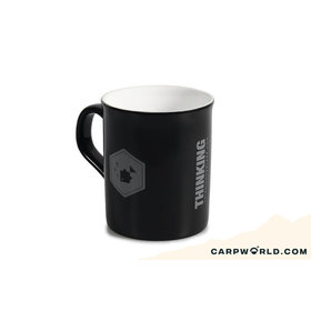 Thinking Anglers Glossy Black Mug