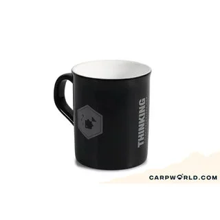 Thinking Anglers Glossy Black Mug