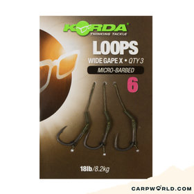 Korda Loop Rigs DF Wide Gape X