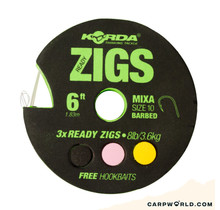 Korda Ready Zigs size 10