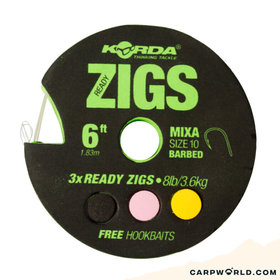 Korda Ready Zigs size 10