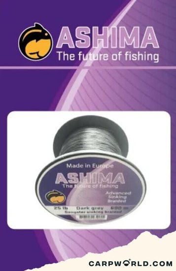 Ashima Ashima Gangster 8 Braid Sink Black 600m