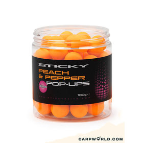 Sticky Baits Peach & Pepper Pop-Ups